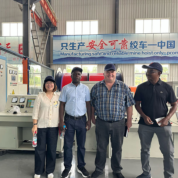 Zimbabwe Mining Delegation Visits Our Mining Hoist Factory