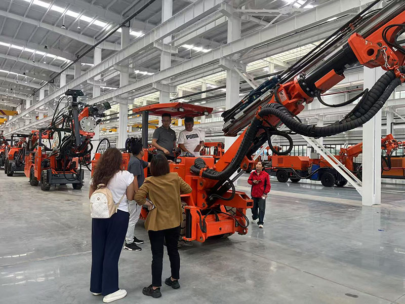 rock drilling jumbo, DW Series, automated factory, South America, tunnel excavation rock drilling jumbo, DW Series, automated factory, South America, tunnel excavation