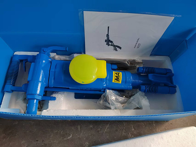 YT29A rock drill, packaging air leg drill