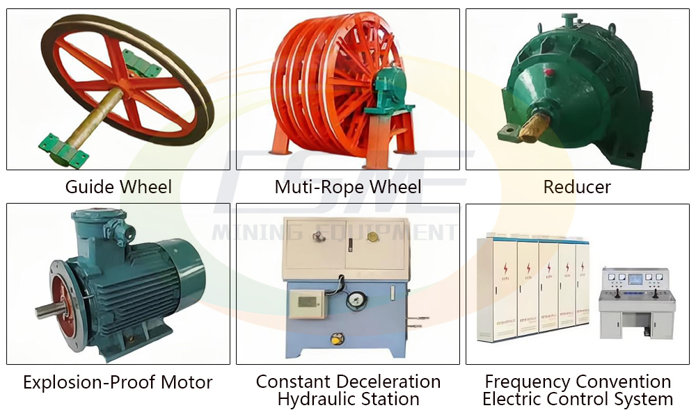 JK2.0 Single Rope Winding Shaft Hoist