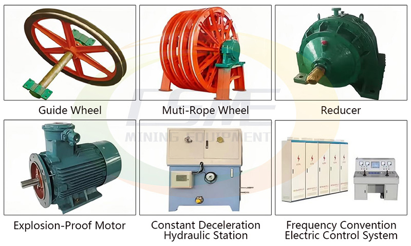 JK3.0 Single Rope Winding Shaft Hoist