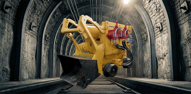 A miner's gloved hand points authoritatively at a glowing "SAFETY FIRST" sign in an underground mine tunnel, emphasizing the critical safety protocols for rock shovel loaders. A miner's gloved hand points authoritatively at a glowing "SAFETY FIRST" sign in an underground mine tunnel, emphasizing the critical safety protocols for rock shovel loaders.