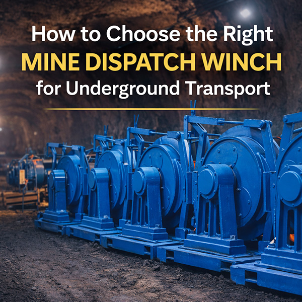 How to Choose the Right Mine Dispatch Winch for Underground Transport