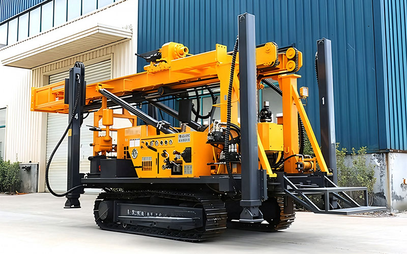 TRD-350 Top-drive Rotary-Percussive Water-Air Dual-Use Drill Rig