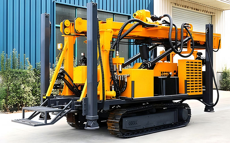 TRD-350 Top-drive Rotary-Percussive Water-Air Dual-Use Drill Rig