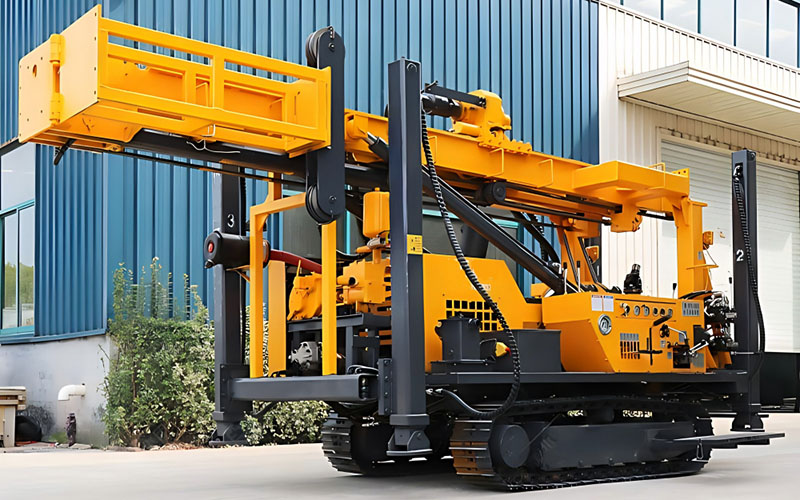 TRD-350 Top-drive Rotary-Percussive Water-Air Dual-Use Drill Rig