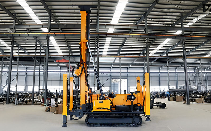 TRD-400 Top-drive Rotary-Percussive Water-Air Dual-Use Drill Rig