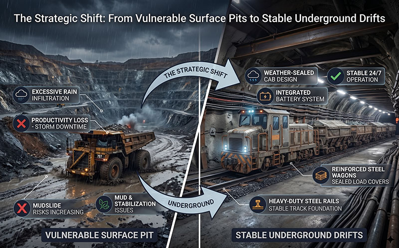 How August 2026 Storms in Chile are Driving the Shift to Weather-Proof Underground Mining Haulage