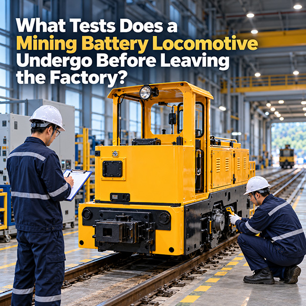 What Tests Does a Mining Battery Locomotive Undergo Before Leaving the Factory?